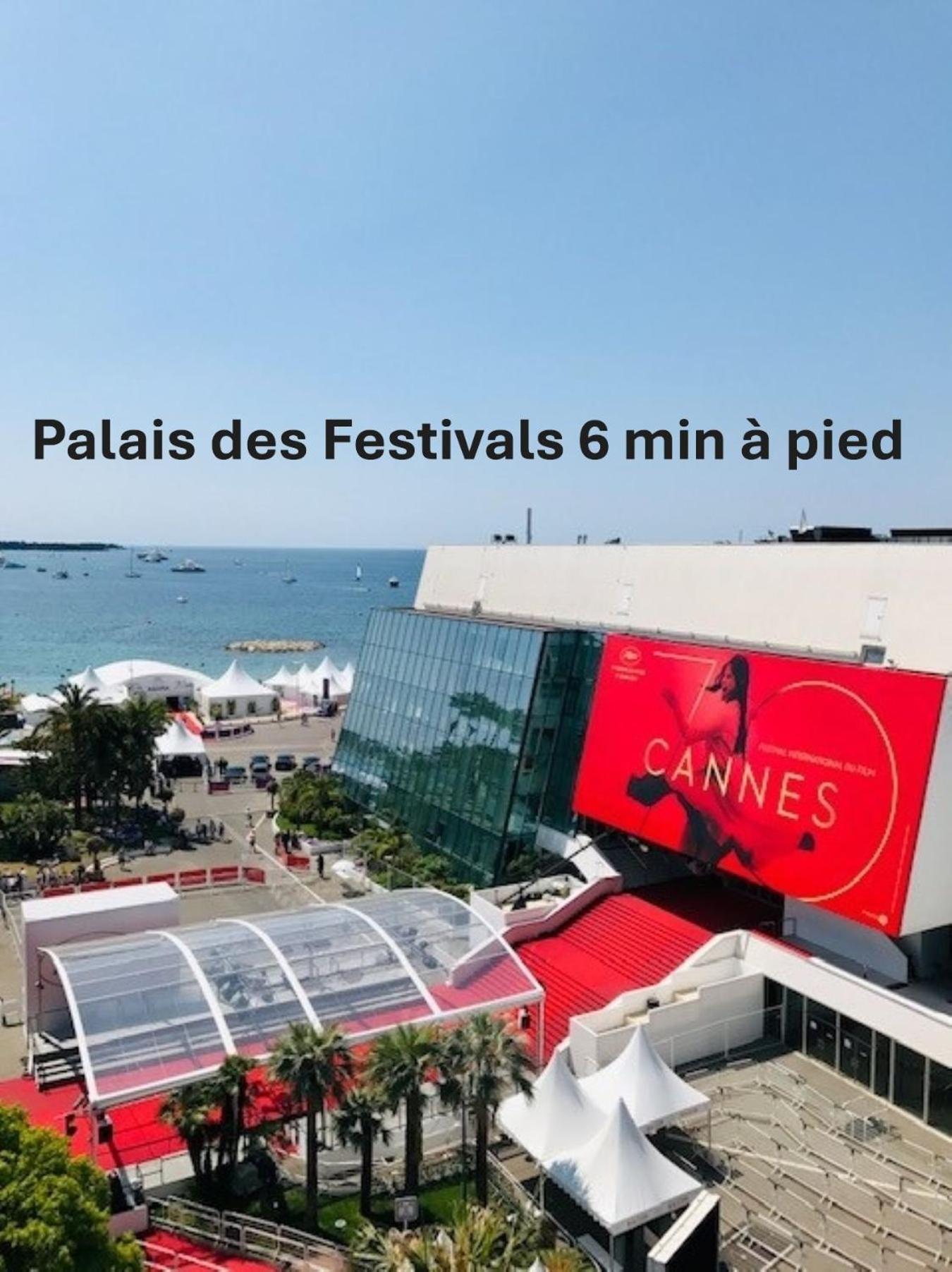 Studio Lumineux 200 M Des Plages A0B192 Cannes Exterior foto
